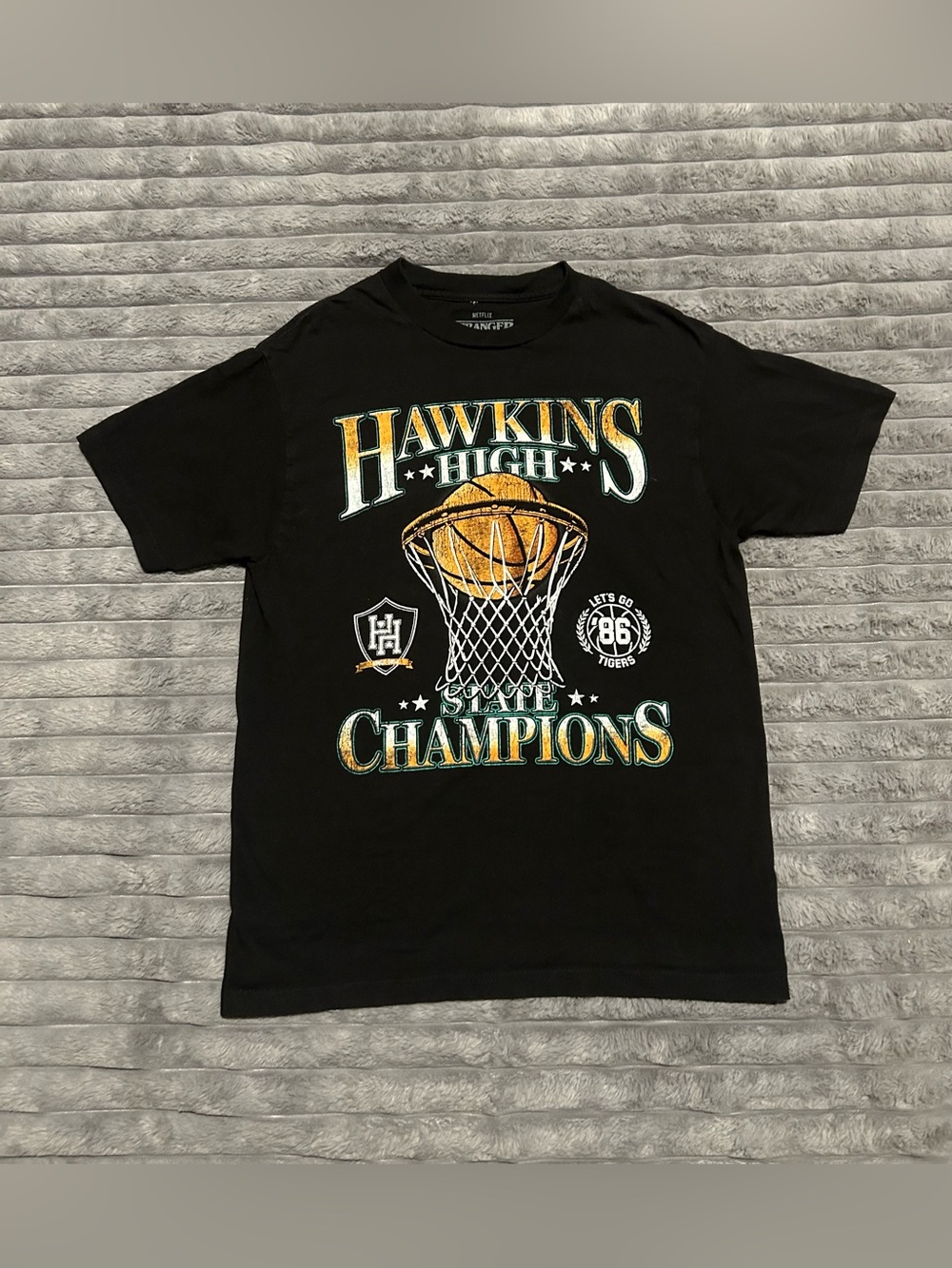 Stranger Things "Hawkins High State Champions" Graphic T-Shirt